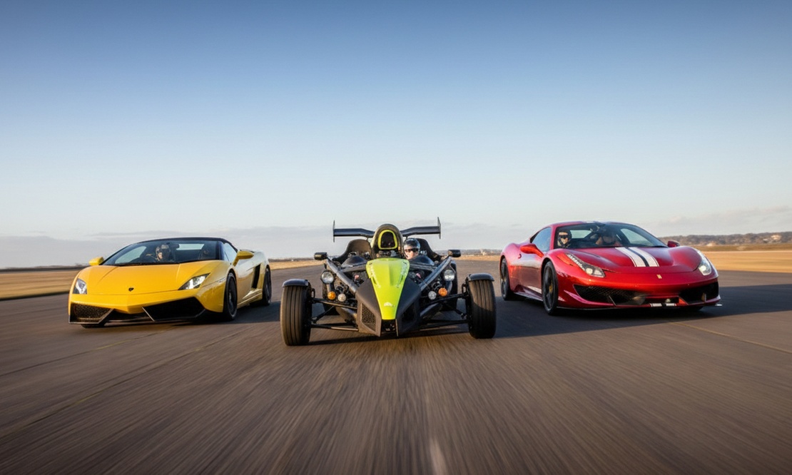 Junior Sportscar or Supercar Driving Experience in 1, 2, or 3 Cars
