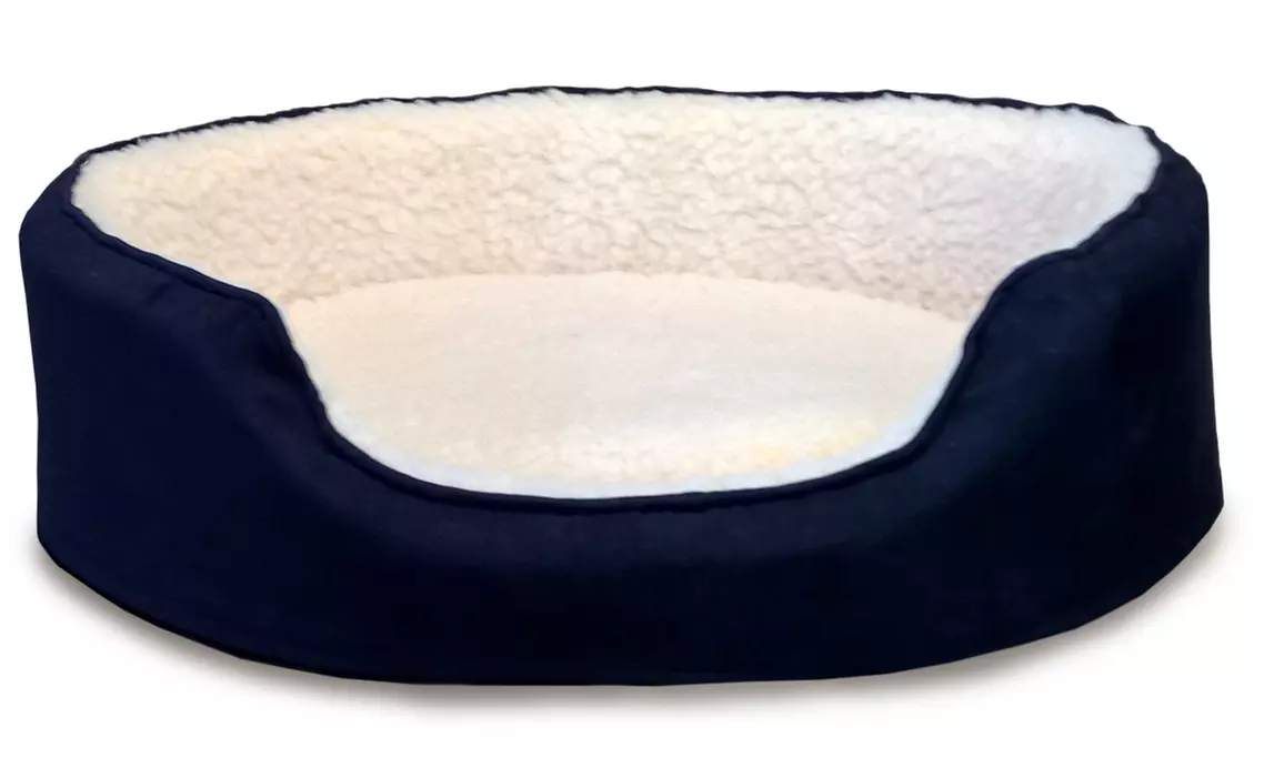 FurHaven Pet Orthopedic Oval Lounger Dog Bed - Second Medium