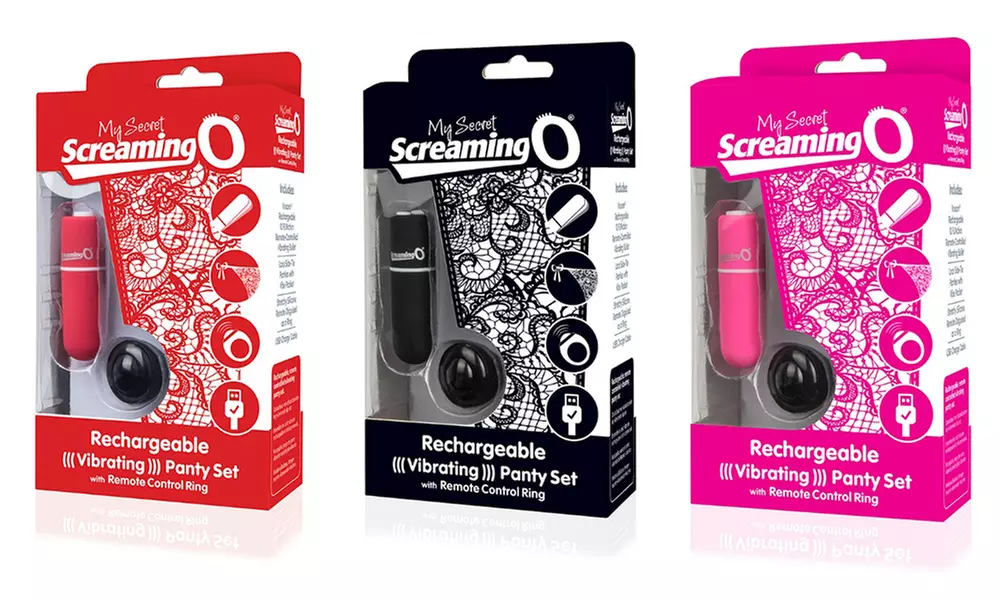 Screaming O Rechargeable Vibrating Panties with Remote Control Ring - Primary Image