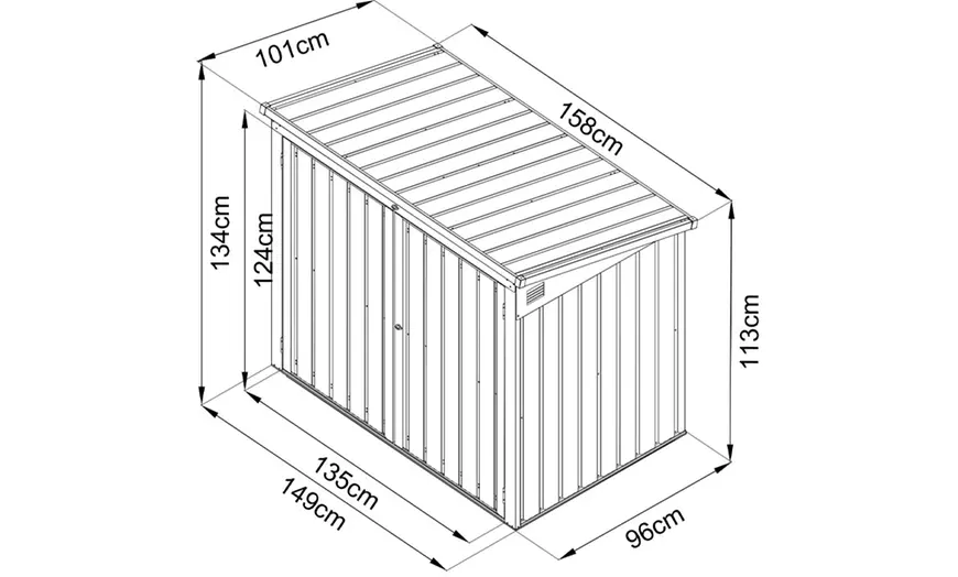 Image 7: Multifunctionele mülltonnenbox BASURA 