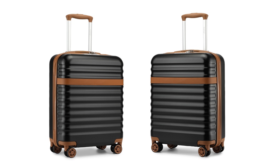 Image 16: Conjunto de viaje con maleta rígida de cabina, bolsa de mano y neceser