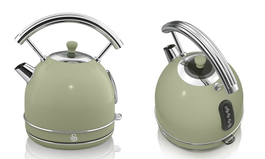 Image 2: Swan Retro 1.7L Dome Kettle 