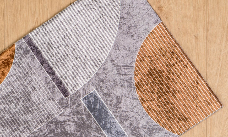 Image 2: Alfombra larga con tacto de terciopelo