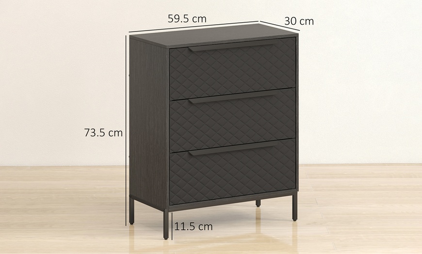 Image 13: HOMCOM Fabric Drawers