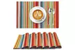 Six-Pack Ruvanti 100% Cotton Heat-Resistant Dining Table Placemats 13" x 19" - Second Medium