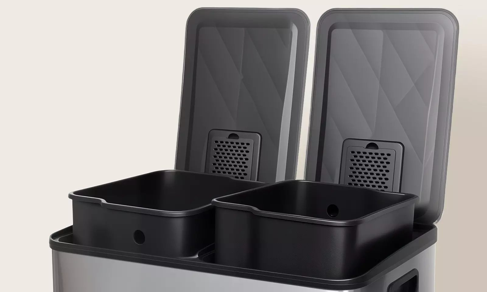 Toque 60L Dual Pedal Bin