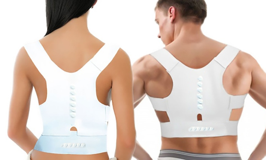 Image 1: Magnetic Back Posture Corrector