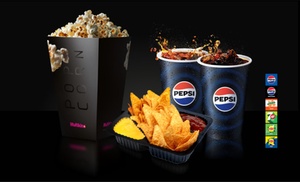 Zestawy barowe: napój z popcornem lub nachosami dla 1 lub 2 osób Zestawy barowe: napój z popcornem lub nachosami dla 1 lub 2 osób