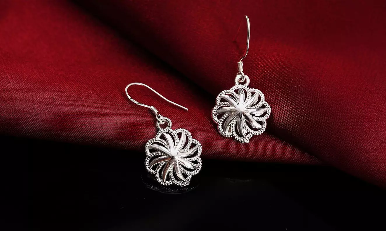 Sterling Silver Drop Dangle Earrings - Multiple Styles