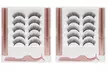 10 Pairs of Magnetic Eyelashes with 4 Tubes of Magnetic Eyeliner Kit - Second Medium