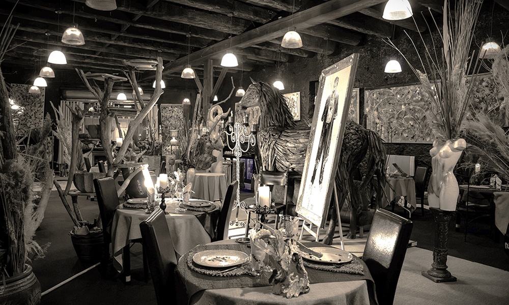 Menu atypique "Black Out Eveil des sens" à l'Alchimie By Chaps