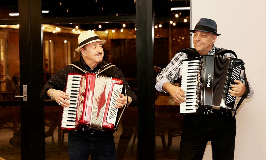 Image 1: 6 Course Italian Meal for 2, 4, or 6 w/ Wine or Beer; Dinner or Lunch