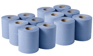 Blue Centrefeed Kitchen Roll, 6 Rolls