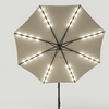 Image 4: Rotatable Solar Lighting Cantilever Parasol 