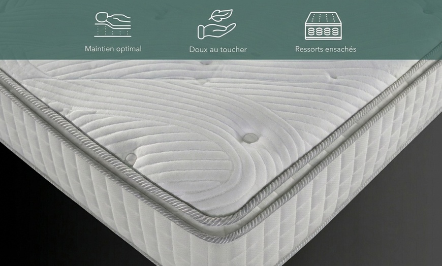 Image 3: Materasso Perle: Memory Foam, Molle Insacchettate e Lattice Sampur