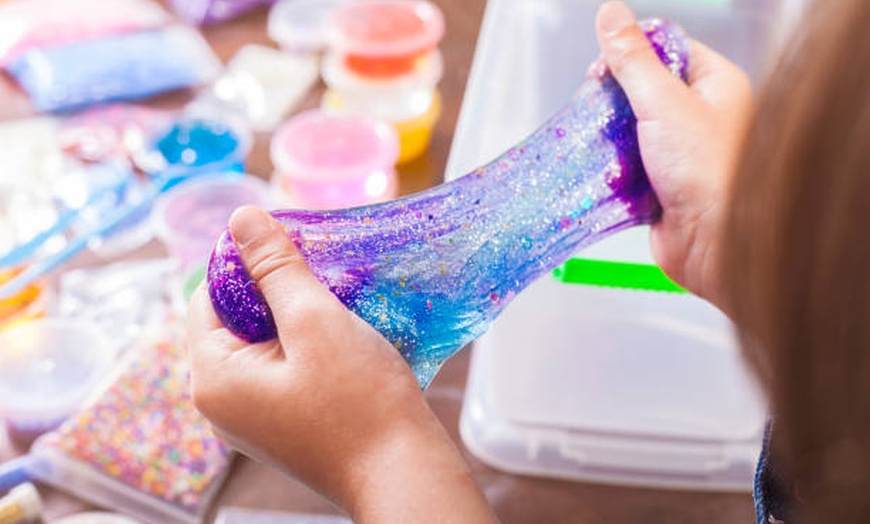 Image 2: Slime Time Experience!!! Create a Custom 8 Oz Slime time