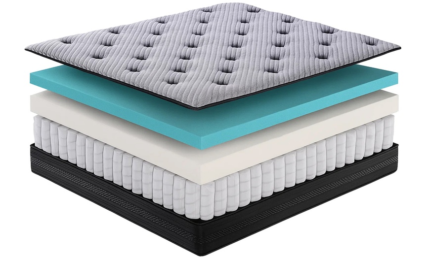 Image 6: Sampur Nuage matras met traagschuim en pocketveren