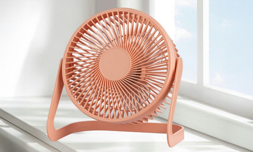 Image 5: Portable USB Desktop Fan