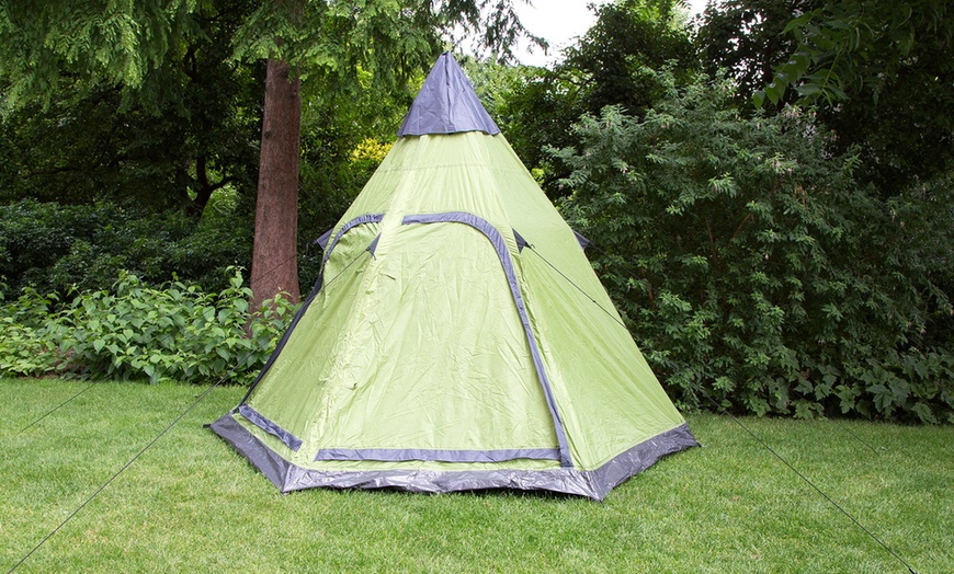 Image 1: WL Four-Person Tipi Tent