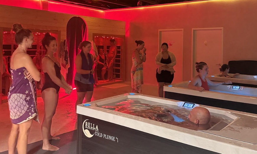 Image 3: Contrast Therapy–Cold Plunge / Infrared Sauna or Compression Therapy