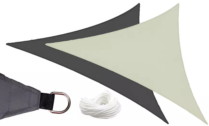 Image 2: Toile triangulaire pour faire de l'ombre