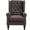 Image 4: HomCom High Back Armchair in choice of colours