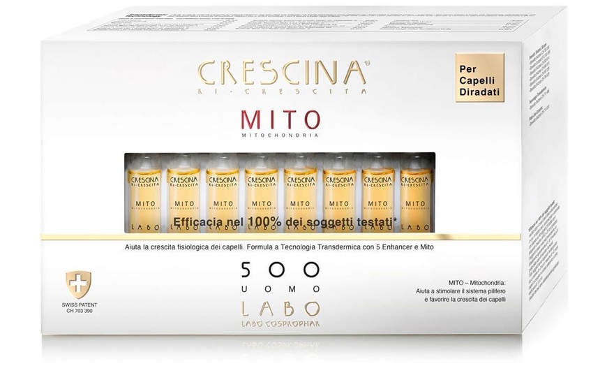 Image 2: Trattamento per capelli Crescina ri-crescita Mito 200,500 o 1300 