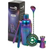 Image 2: Homiu Rainbow Stainless Steel Cocktail Set