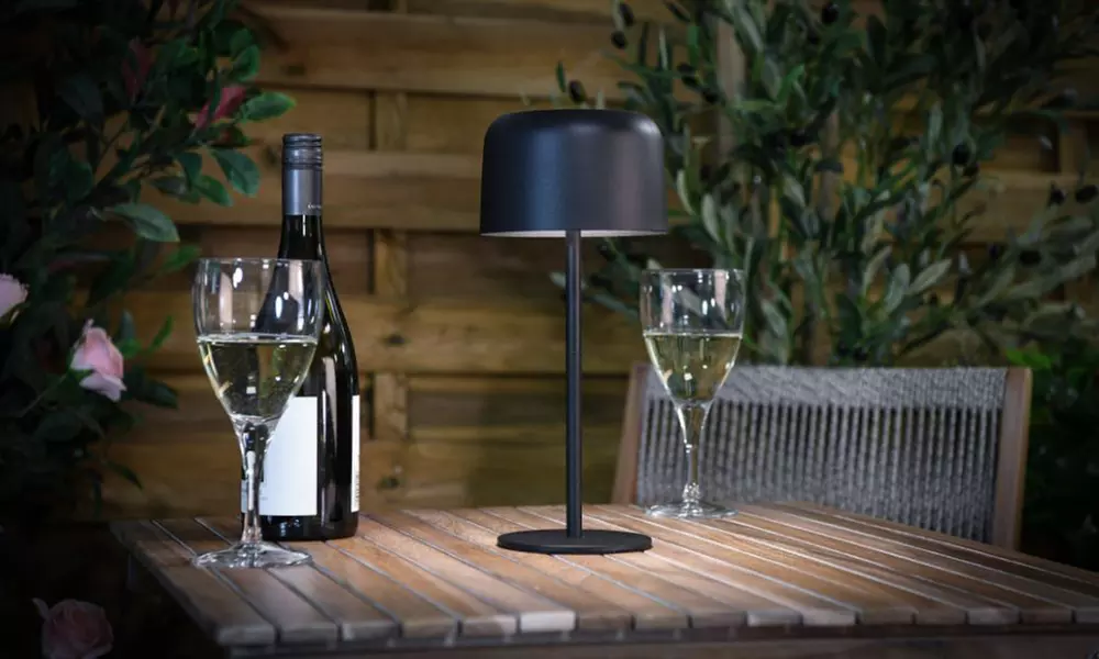 One or Two Solar Outdoor Table Lamps