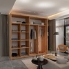 Image 2: Lugo Sliding Wardrobe 203cm, Stylish Storage in Oak Finish