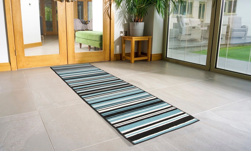 Image 11: Texas Modern Striped Runner