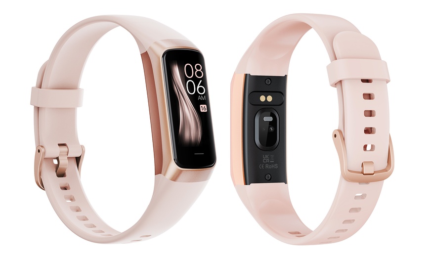 Image 3: Fitness Tracker Smart Watch BT 5.0 Body Thermometer BPM