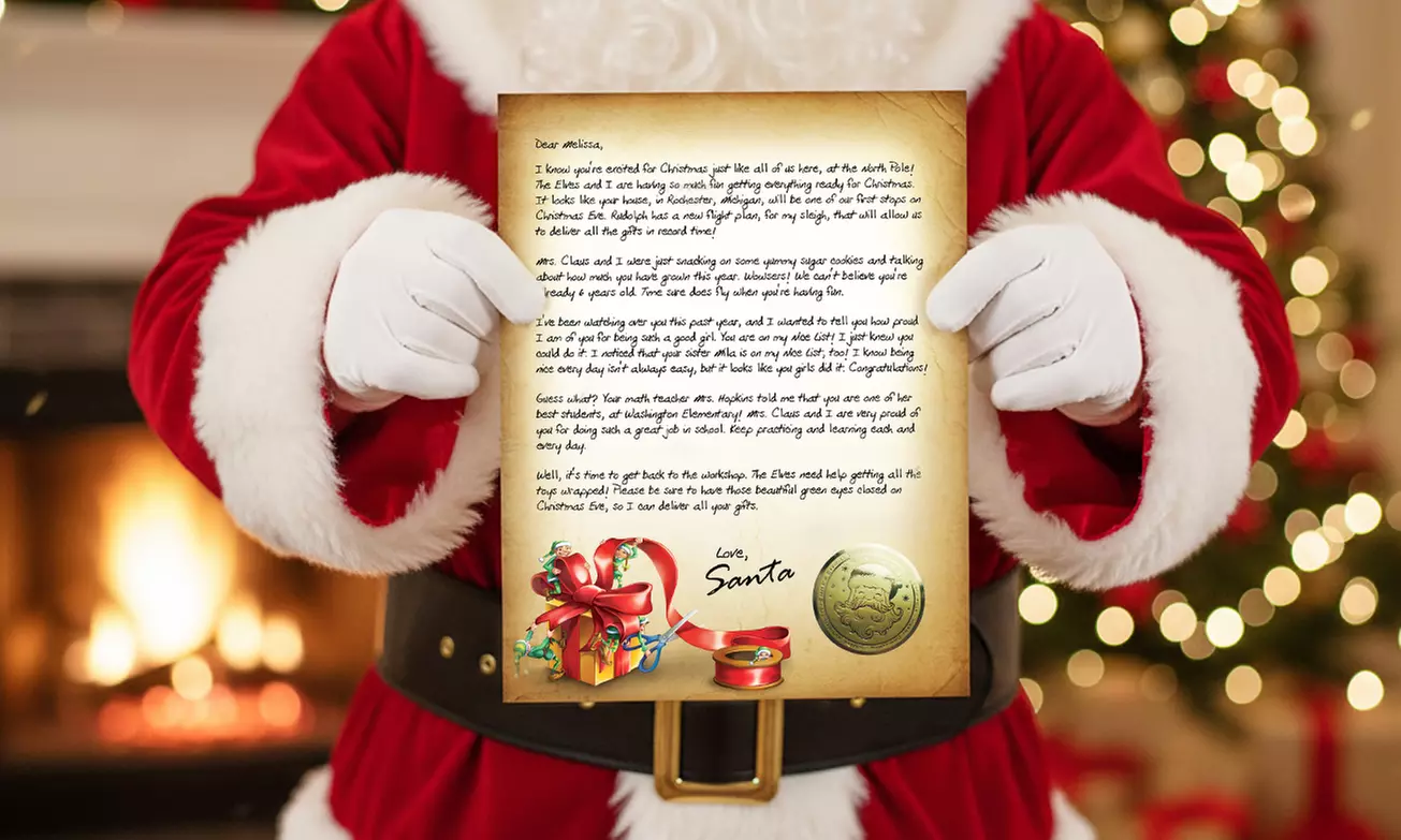 Award-Winning Personalized Santa Letter Packages