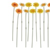 Image 9: 6 or 12 Pack of Metal Flower Stakes - Pansy / Sunflower / Daisy
