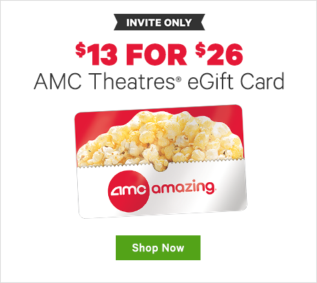 $13 for $26 AMC Theatres® eGift Card