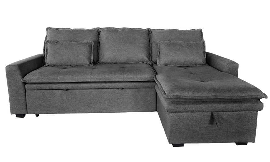 Image 3: Lucca 3 Seater Storage Sofa