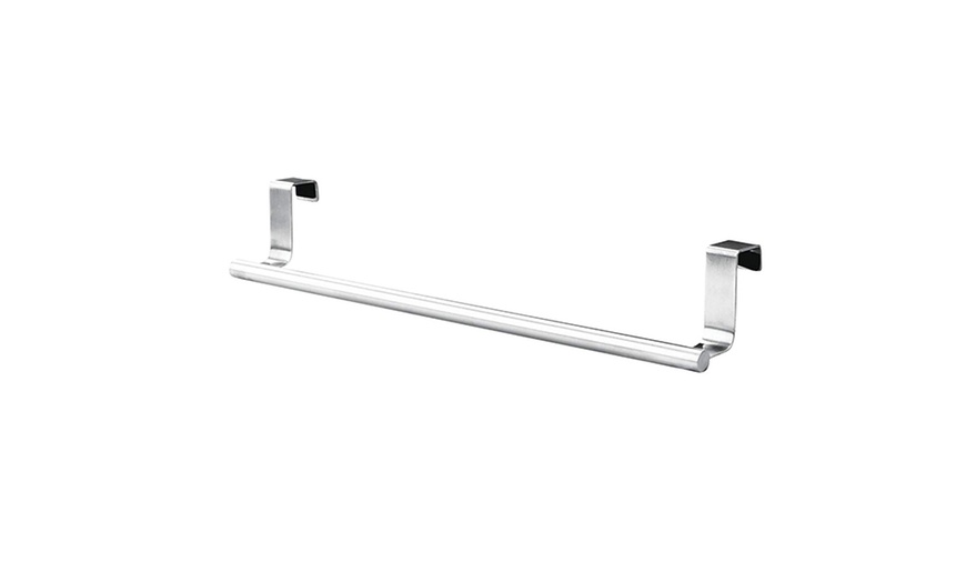 Image 7: Over-Cabinet Steel Towel Holder