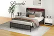 Levede LED Metal Bed Frame with RGB Lights, USB and Type-C Charging - Image 3