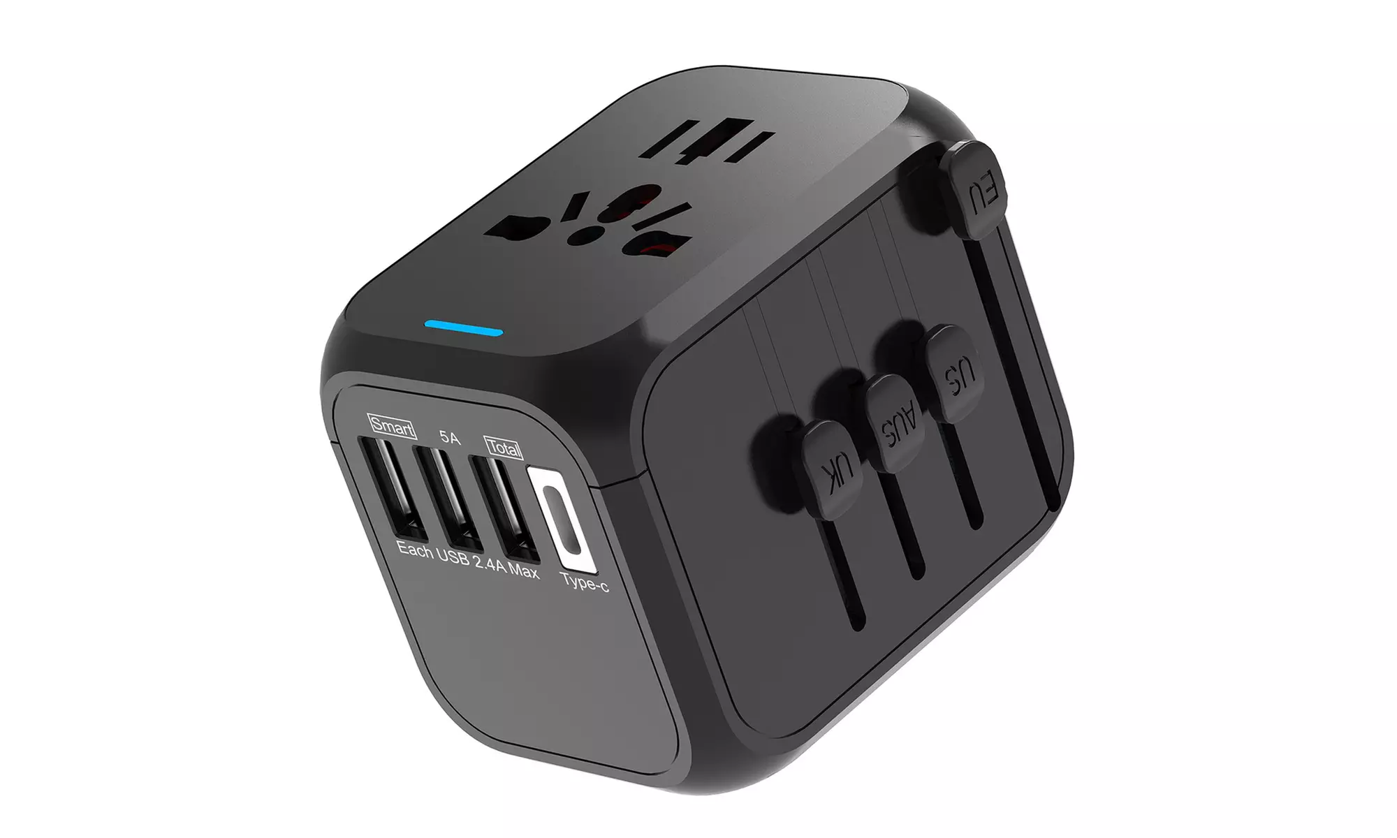 Universal Travel Adapter Converter One International Wall Charger AC Power Plug