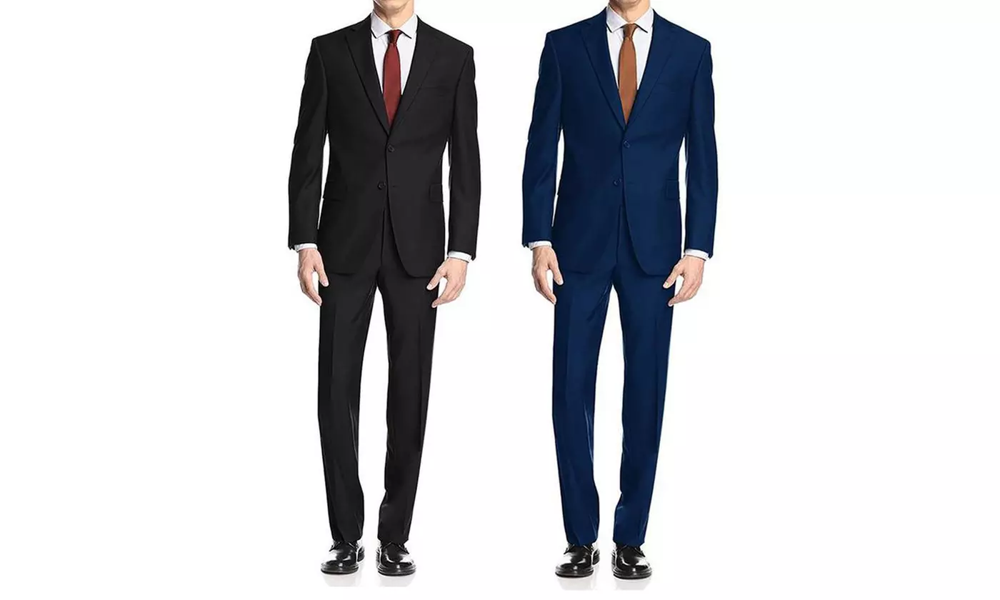 2 abiti da uomo sartoriali in lana Tasmania