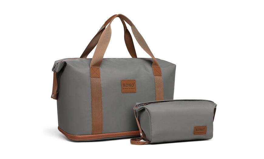 Image 8: Kono Six Piece Luggage Set Hard Shell Suitcase 