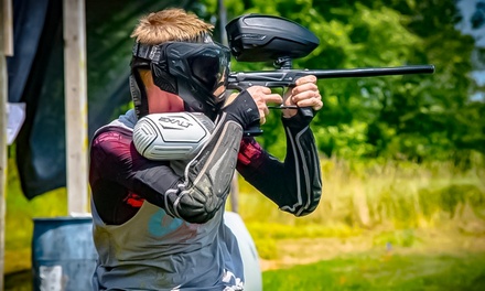 1 Person: Paintball Package with Admission, Rental, Air, and 100 Paintballs [Online Redemption Required] - Wildfire Paintball Games