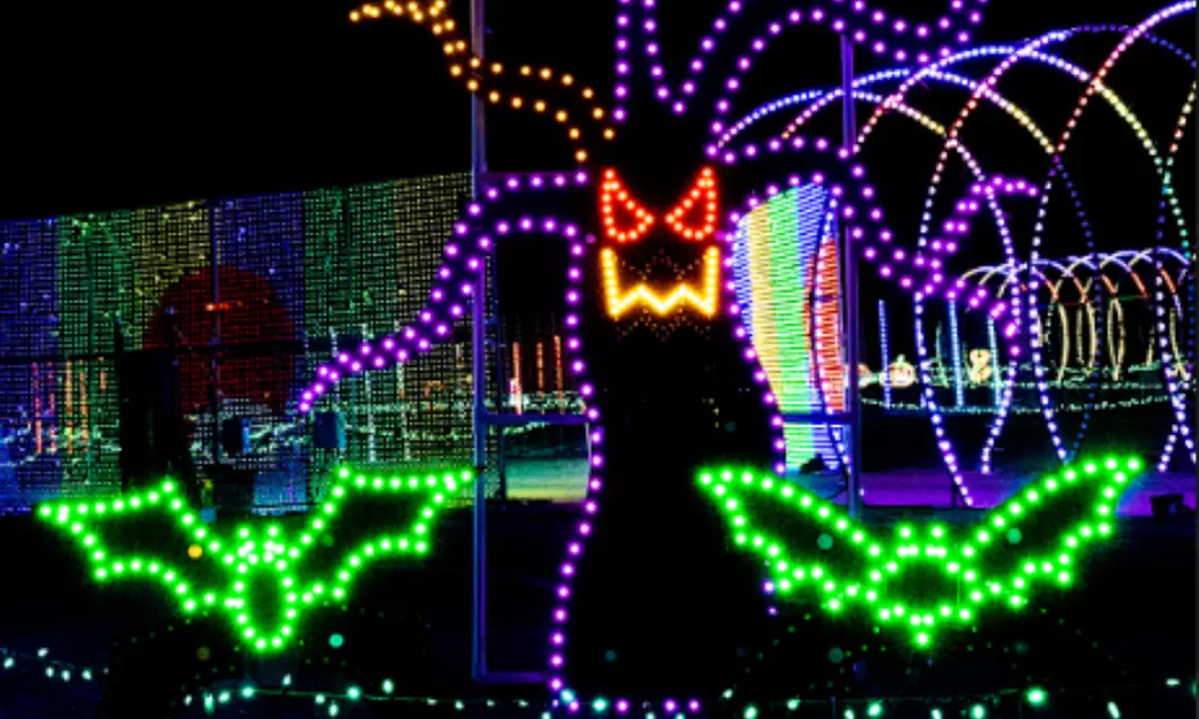 Drive Through a Spooky Light Show: Halloween Fun in South Jordan