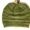Image 9: Cheveux Corp. Women's Solid Classic CC Beanie