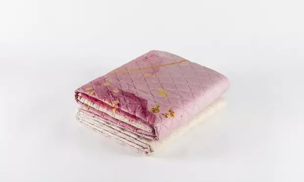 Italiaanse lichte sprei met 3D-print voor tweepersoonsbed