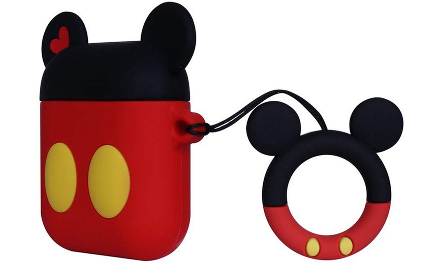 Image 8: Mickey / Minnie Premium AirPod Silicone Case Cover Dust-Proof & Shock Resistant