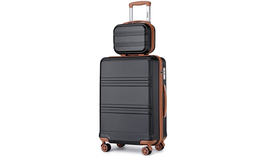 Image 10: Up to Four Hard Shell ABS Suitcases