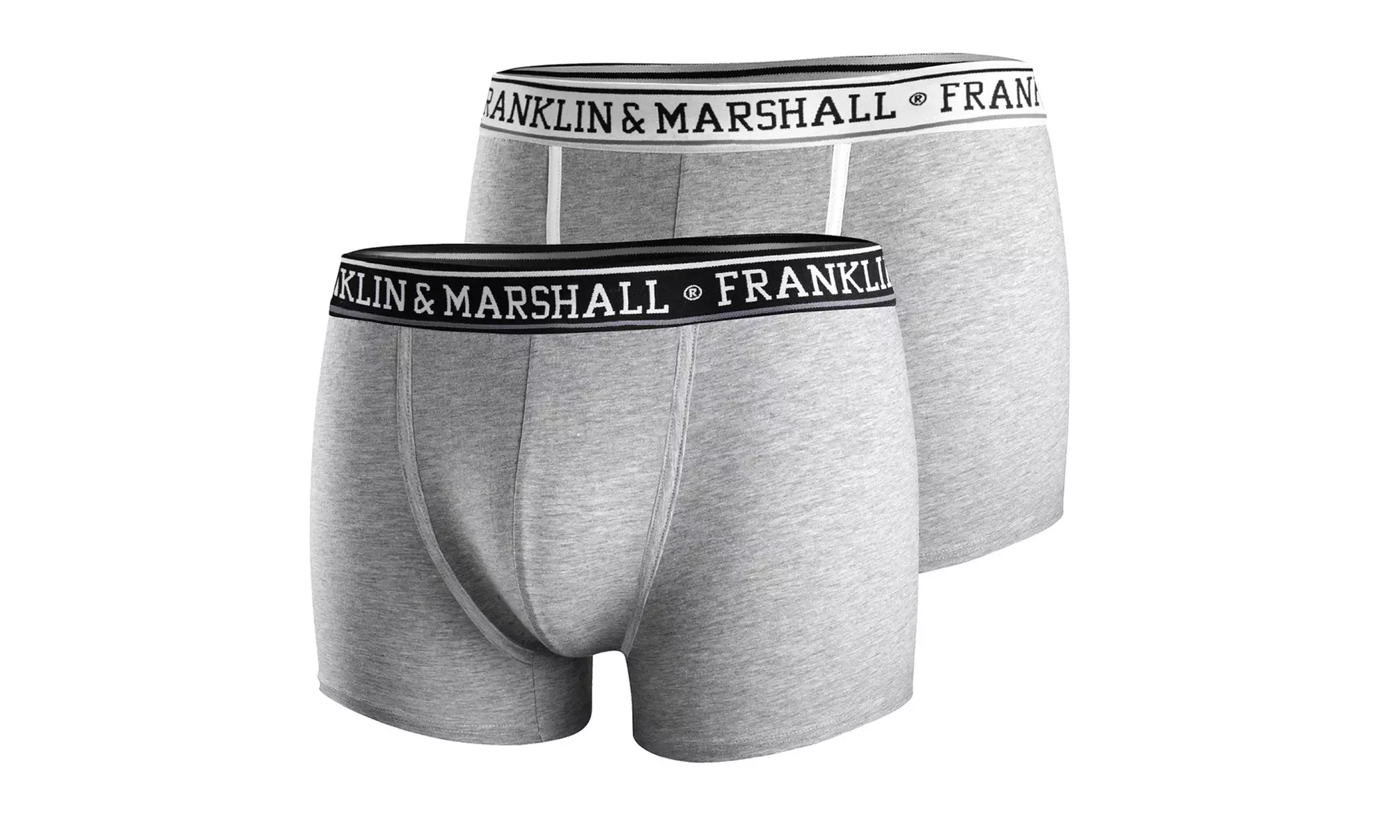 Pack de 2 calzoncillos tipo bóxer de algodón con cintura elástica