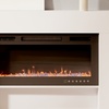 Image 1: Mueble con chimenea eléctrica blanco Candela