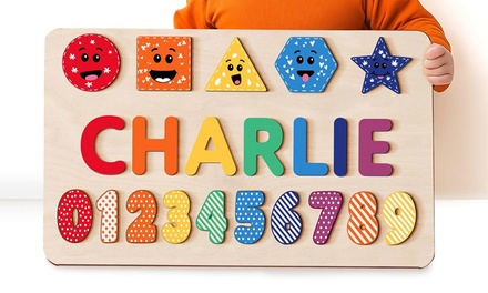 Two Name Puzzle Boards; Shipping not Included - Yes Bobbleheads